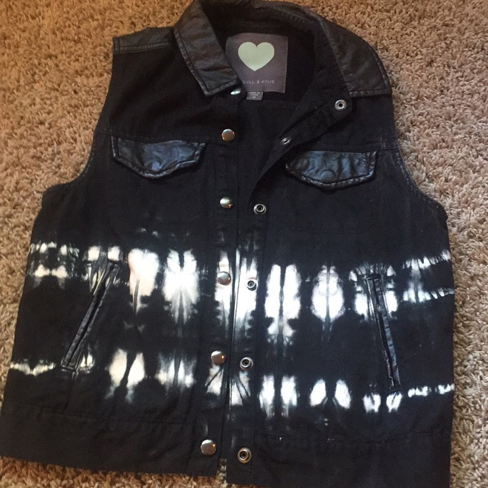 Kendall and Kylie Tie Dye vest